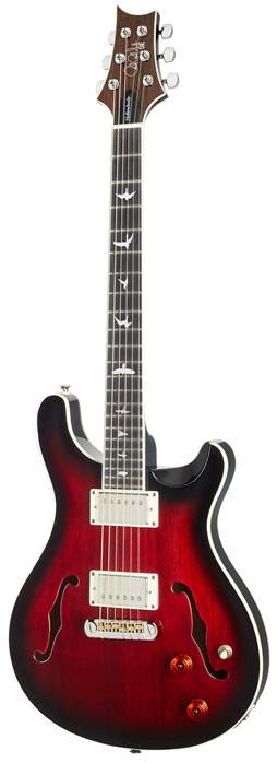 PRS SE Hollowbody Standard Fire Red Burst - Semiakustická kytara