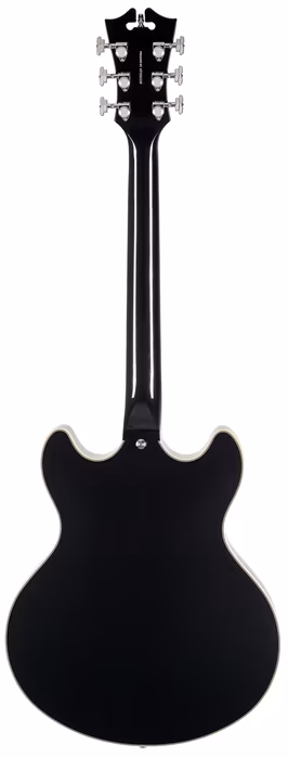 D'Angelico Double Cutaway Black Flake - Semiakustická kytara