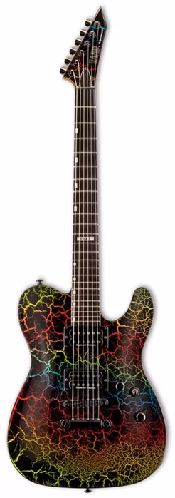 ESP LTD Eclipse 87 NT Rainbow Crackle - Elektrická kytara