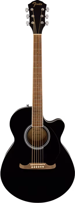 Fender FA-135CE Concert WN BK (použité) - Elektroakustická kytara