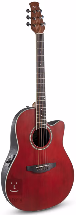 Applause AB24II CS Mid Cutaway Ruby Red Satin - Elektroakustická kytara
