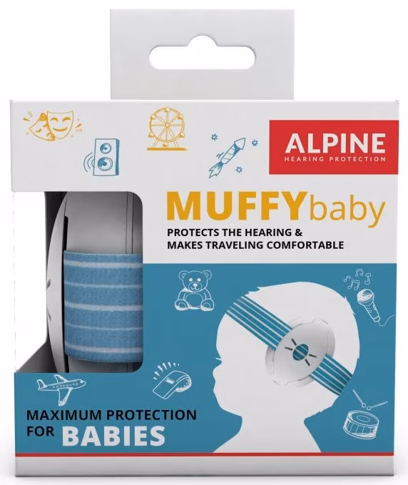 Alpine Muffy Baby Blue - Dětská izolační sluchátka