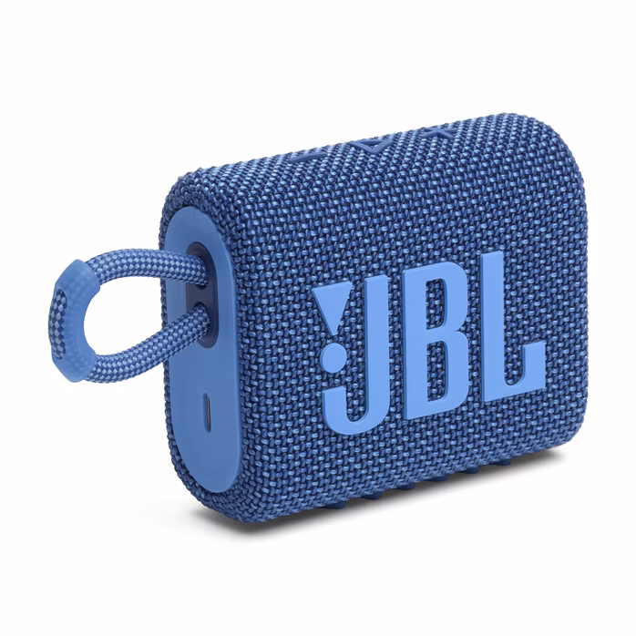 JBL GO3 ECO Blue - Bezdrátový přenosný reproduktor