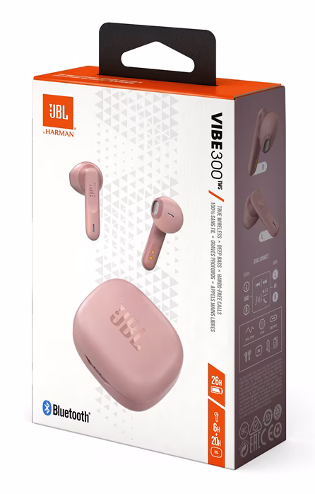 JBL Vibe 300TWS Rose - Bezdrátová sluchátka