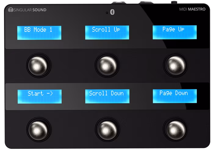 Singular Sound BeatBuddy Midi Maestro Black Edition - Nožní přepínač