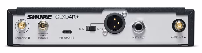 Shure GLXD124R+/85/SM58 COMBO SYSTEM - Duální bezdrátový set