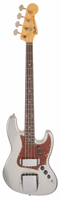 Fender Custom Shop 64 Jazz Bass NOS Silver Sparkle - Elektrická baskytara