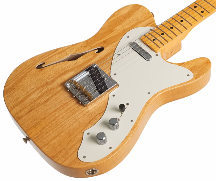 Fender Custom Shop 50s Nocaster Thinline NOS Aged Natural - Elektrická kytara