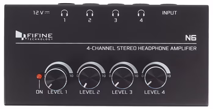 Fifine N6 STEREO - Sluchátkový zesilovač