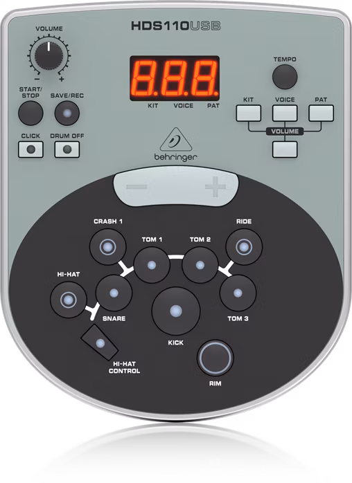 Behringer XD8USB (použité) - Elektronická bicí souprava