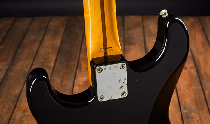 Fender 1989 Stratocaster STD57 E-Serial BK/MN - Elektrická kytara