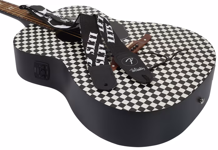 Fender Tim Armstrong Hellcat Checker - Elektroakustická kytara
