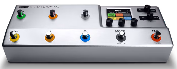 Line 6 HX Stomp XL Silver Edition - Kytarový multiefekt