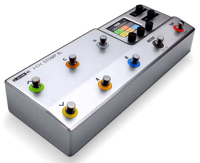 Line 6 HX Stomp XL Silver Edition - Kytarový multiefekt