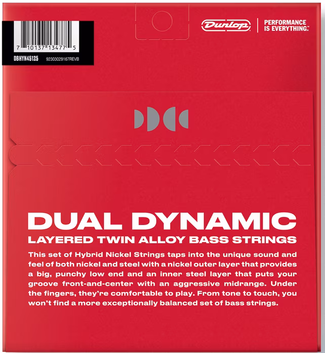 Dunlop DBHYN45125 - Struny pro pětistrunnou baskytaru