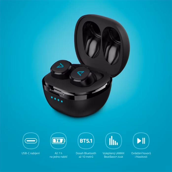 LAMAX Dots2 Play - Bezdrátová sluchátka