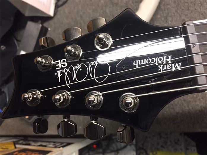 PRS SE Mark Holcomb SVN Holcomb Blue Burst (použité) - Elektrická sedmistrunná kytara