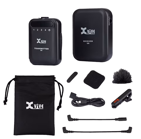 Xvive U6 - Bezdrátový reportážní set s mikrofonem