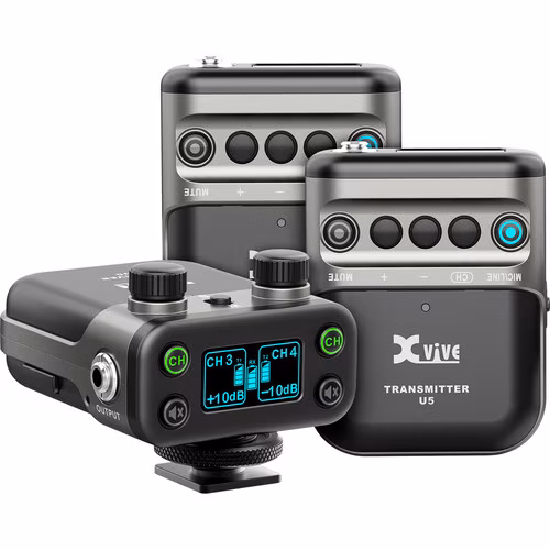 Xvive U5 Bundle, 2x Transmitter + 1x Receiver - Bezdrátový přijímač/vysílač