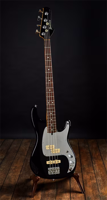 Ibanez 1986 Roadster II Bass RB650 Black MOD - Elektrická baskytara