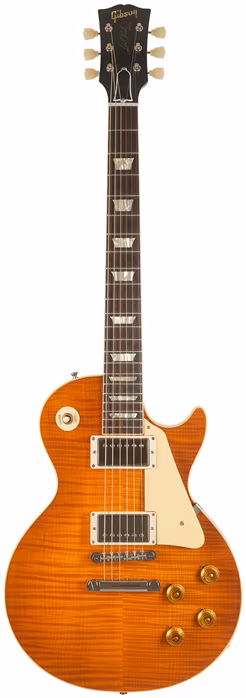 Gibson Custom Shop 1959 Les Paul Standard Figured Top BOTB Page 53 Lemon Drop Gloss - Elektrická kytara