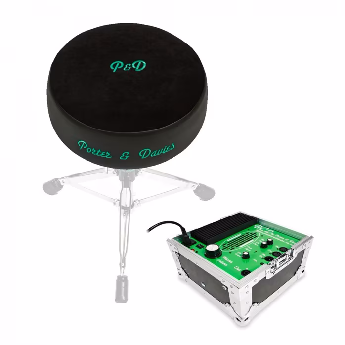 Porter & Davies BC2 with Black Velvet Round Throne - Bubenická sedačka