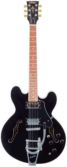 Vintage VSA500BBK - Semiakustická kytara