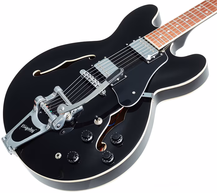 Vintage VSA500BBK - Semiakustická kytara