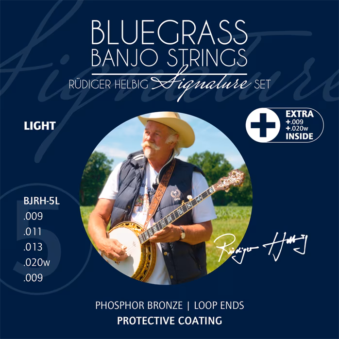 Ortega BJRH-5L - Struny pro pětistrunné banjo