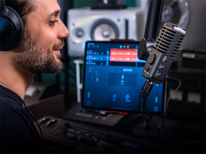 IK Multimedia iRig Stream Mic USB - USB kondenzátorový mikrofon