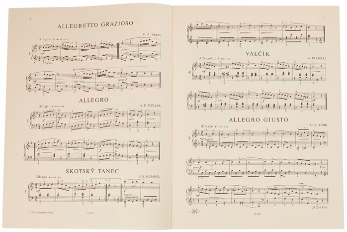 KN Klasikové a jejich současníci I - Škola hry na klavír