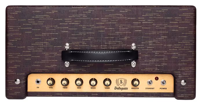 Supro Delegate Custom Burgundy Gold Scandia - Kytarové lampové kombo