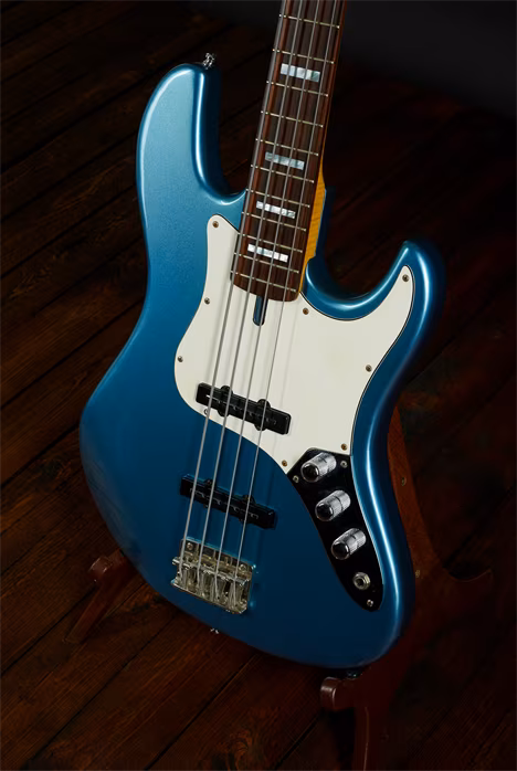 AV Basses 2014 AVBJ 4 Blue Metallic - Elektrická baskytara