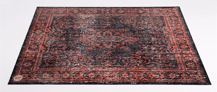 DRUMnBASE Vintage Persian Club Series Black Red - Koberec pod bicí soupravu
