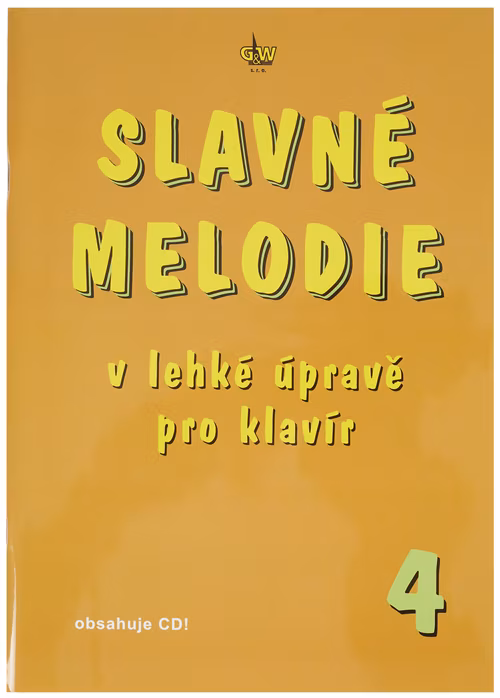 KN Slavné melodie v lehké úpravě pro klavír 4.díl - Noty pro klavír