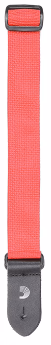 D'Addario Polypropylene Ukulele Strap Red - Popruh pro ukulele