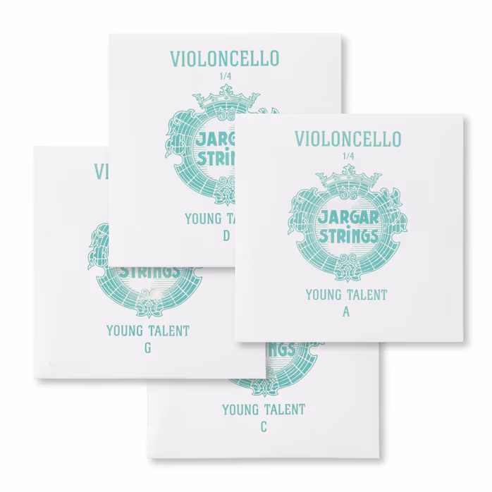 Jargar Violoncello Young Talent 1/4, Blue, Ball, Set (rozbalené) - Violoncellové struny