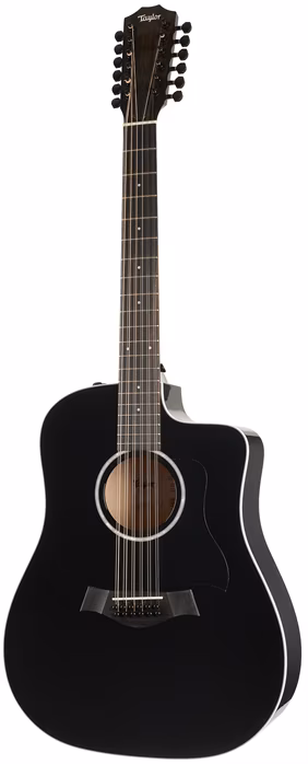 Taylor 250ce-BLK Plus - Dvanáctistrunná elektroakustická kytara
