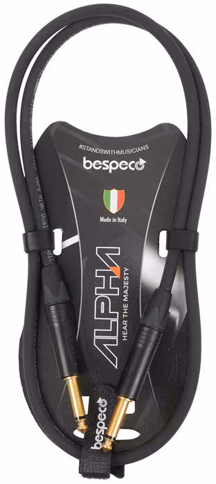 Bespeco Alpha Instrument Cable Neutrik 1 m - Nástrojový kabel