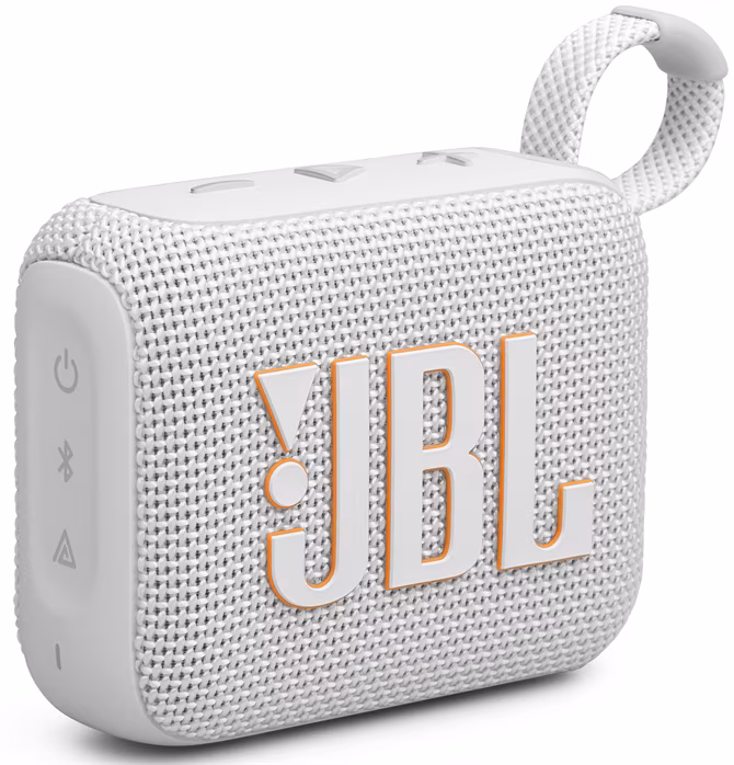 JBL GO4 White - Bezdrátový přenosný reproduktor