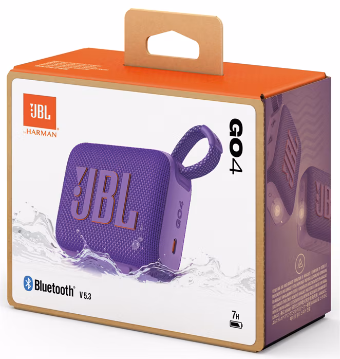 JBL GO4 Purple - Bezdrátový přenosný reproduktor