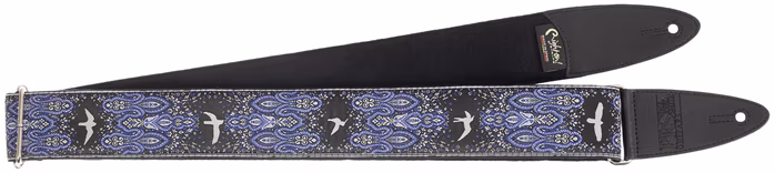 PRS 2" Guitar Strap, Custom Jacquard Birds Fleur, Violet - Kytarový popruh