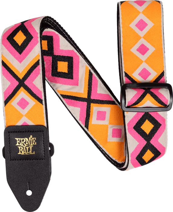 Ernie Ball Classic Jacquard Guitar/Bass Strap - Electric Diamond - Kytarový popruh