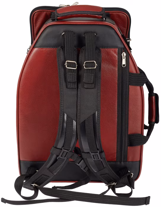 Marcus Bonna MB-5 Baby 1, Wine Leather, sheet music bag, connectable straps - Pouzdro na lesní roh