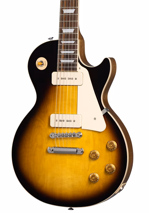 Gibson Les Paul Standard 50s P-90 Plain Top Tobacco Burst - Elektrická kytara