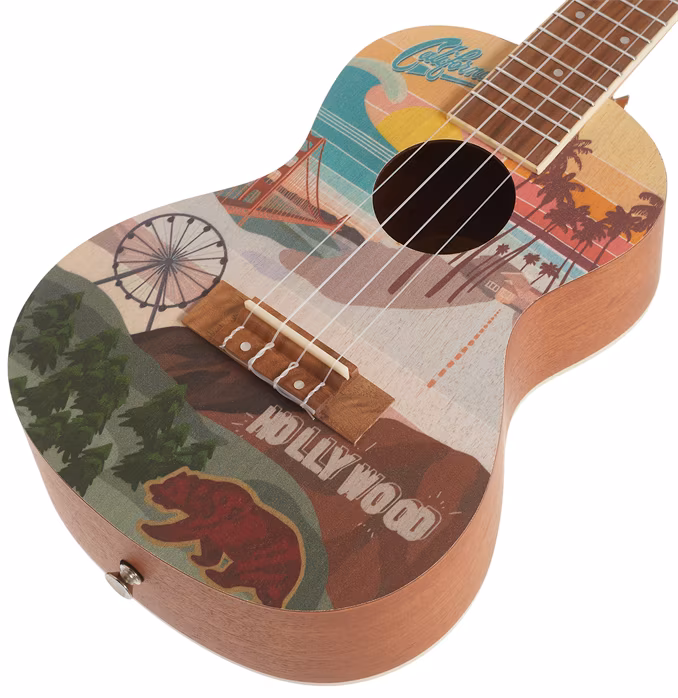 Bamboo U-23 California-S - Akustické ukulele