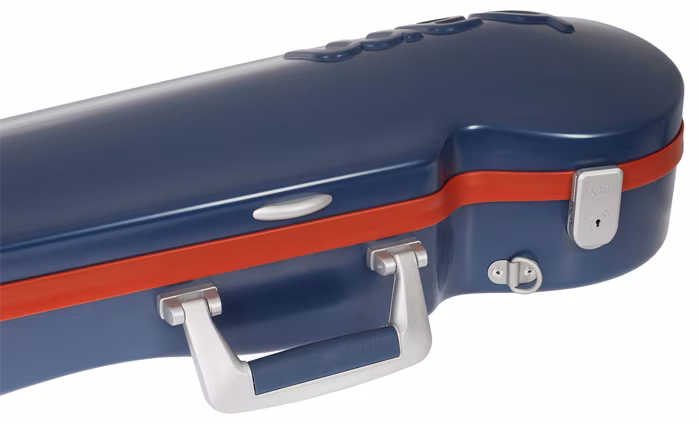 Bam GRAFFITI Hightech Contoured Violin case Blue - Pouzdro na housle