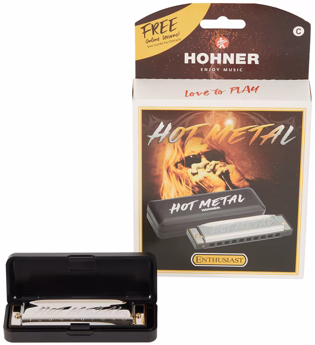 Hohner Hot Metal C-major - Foukací harmonika