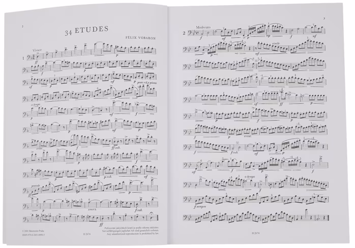 KN Etudy pro pozoun - Škola hry na trombon