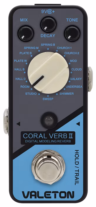 Valeton Coral Verb II (rozbalené) - Kytarový efekt